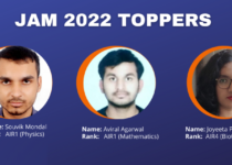 IIT JAM toppers 2022 list
